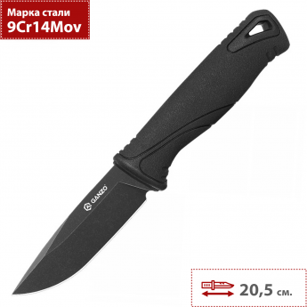 Нож GANZO G807BW-BK черный Нож GANZO G807BW-BK черный