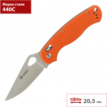Нож GANZO G729-OR Нож GANZO G729-OR